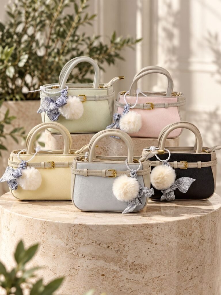 Pompom Handbag Group 1
