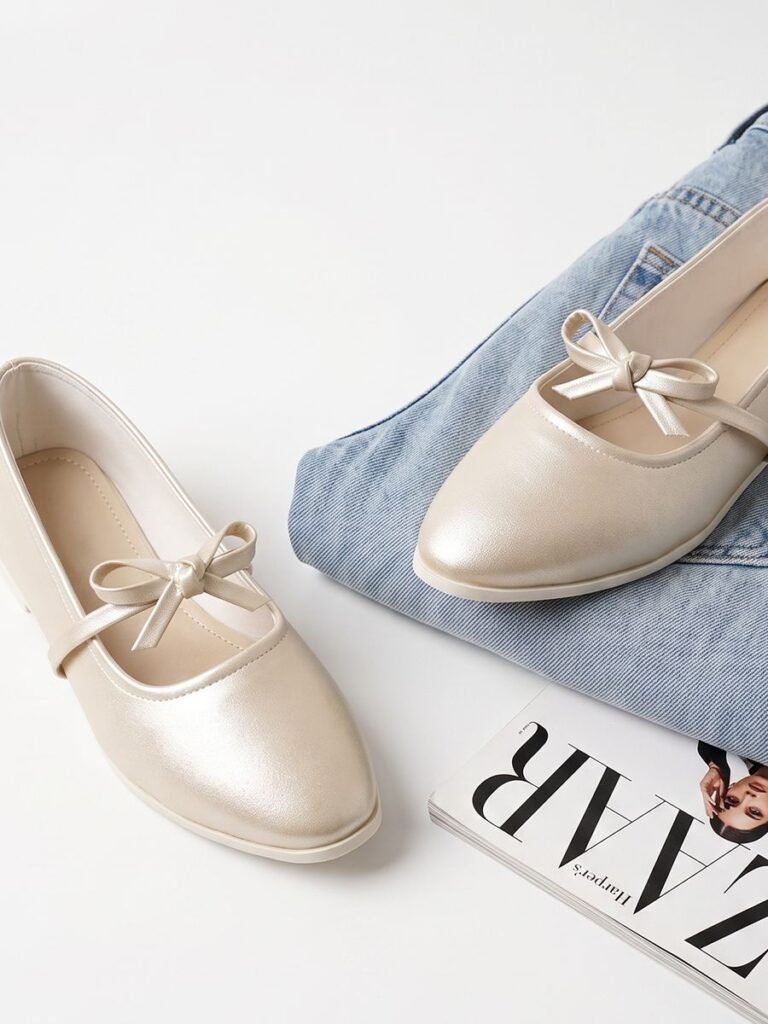 Bow Ballerina Cream 1