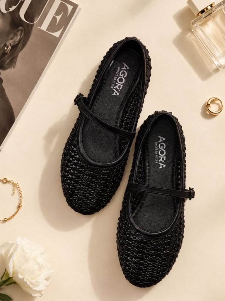 Woven Mary Jane Black 1