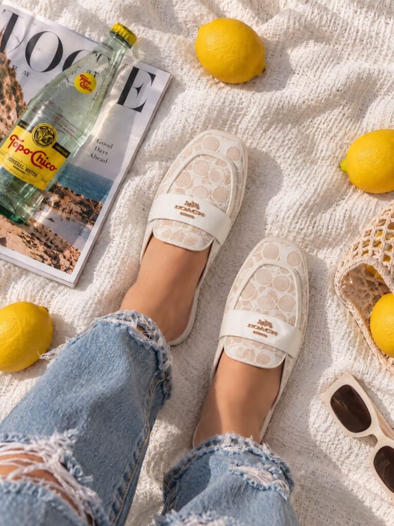 Jacquard Mule Cream 1