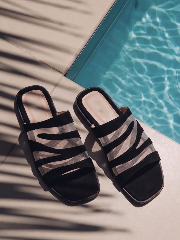 Mesh Strap Slide Black 1