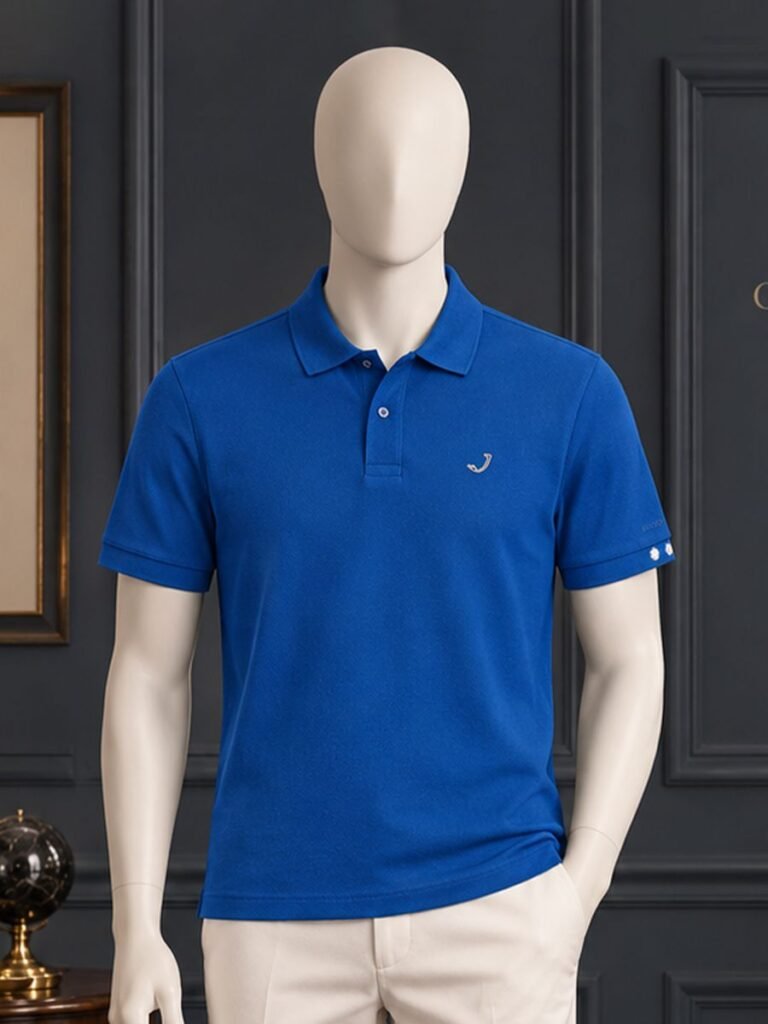Pique Polo Blue 1